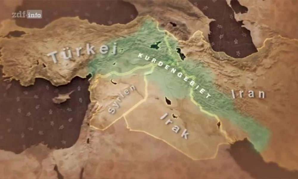 "Κρύος ιδρώτας" στην Άγκυρα από γερμανικό ΜΜΕ - Έδειξαν ντοκιμαντέρ με χάρτη του Κουρδιστάν